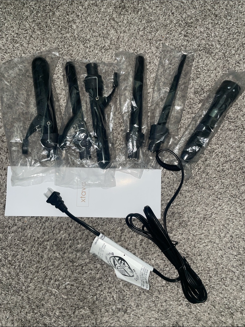 xtava 5-in-1 Professional Curling Iron and Wand Set - Picture 7 of 10